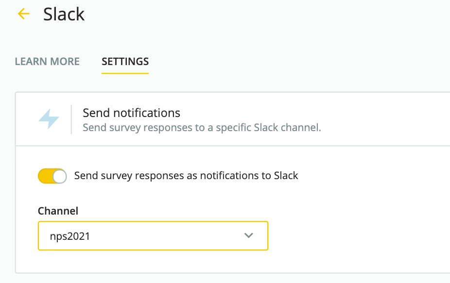 Slack notification for Survicate surveys
