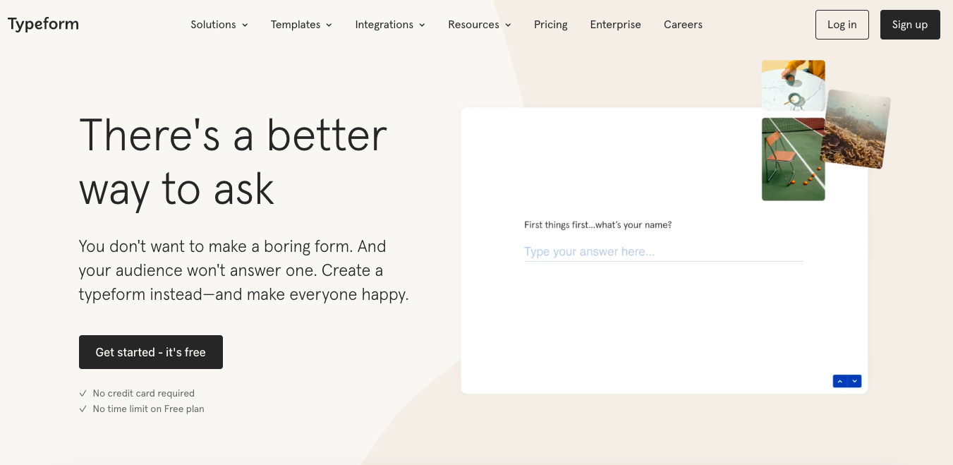 typeform website