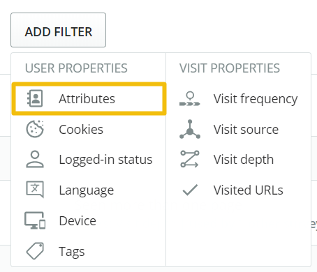 Survicate targeting filters