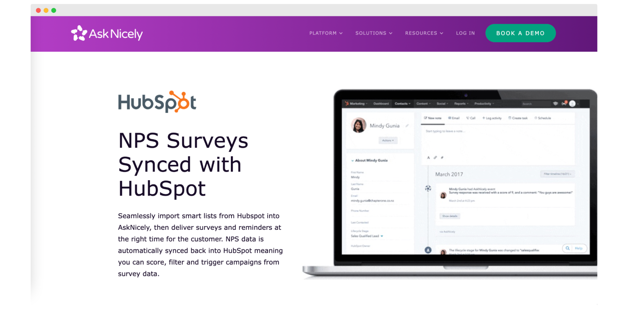 Top 7 CES Tools that integrate with HubSpot - AskNicely