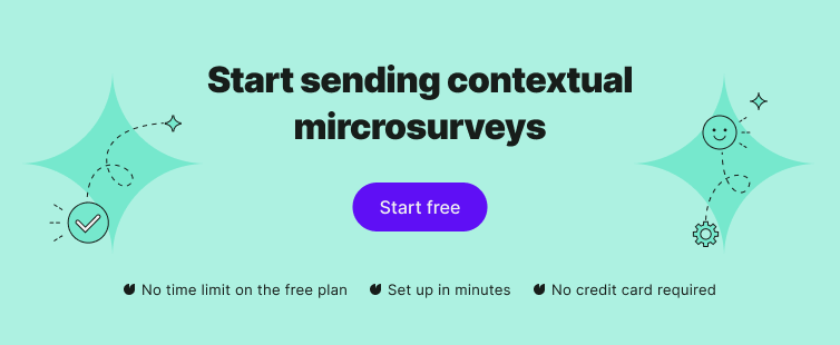 Start sending contenxtual microsurveys