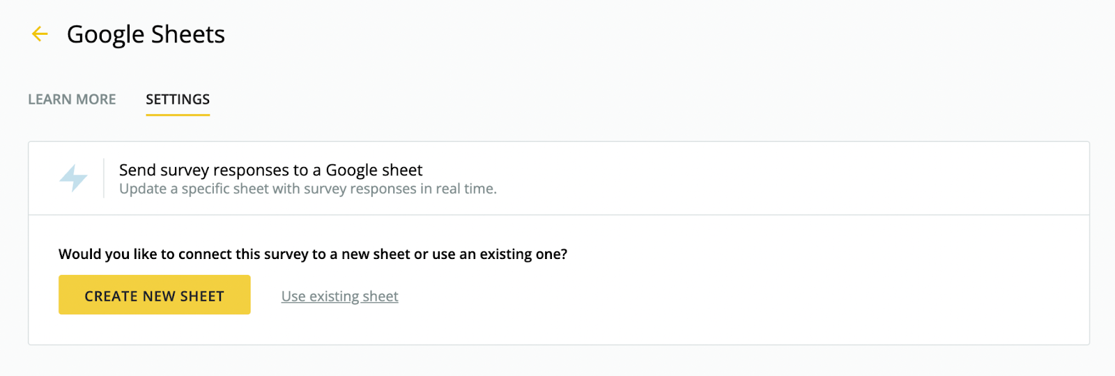 send survey responses with Google Sheets and Zapier
